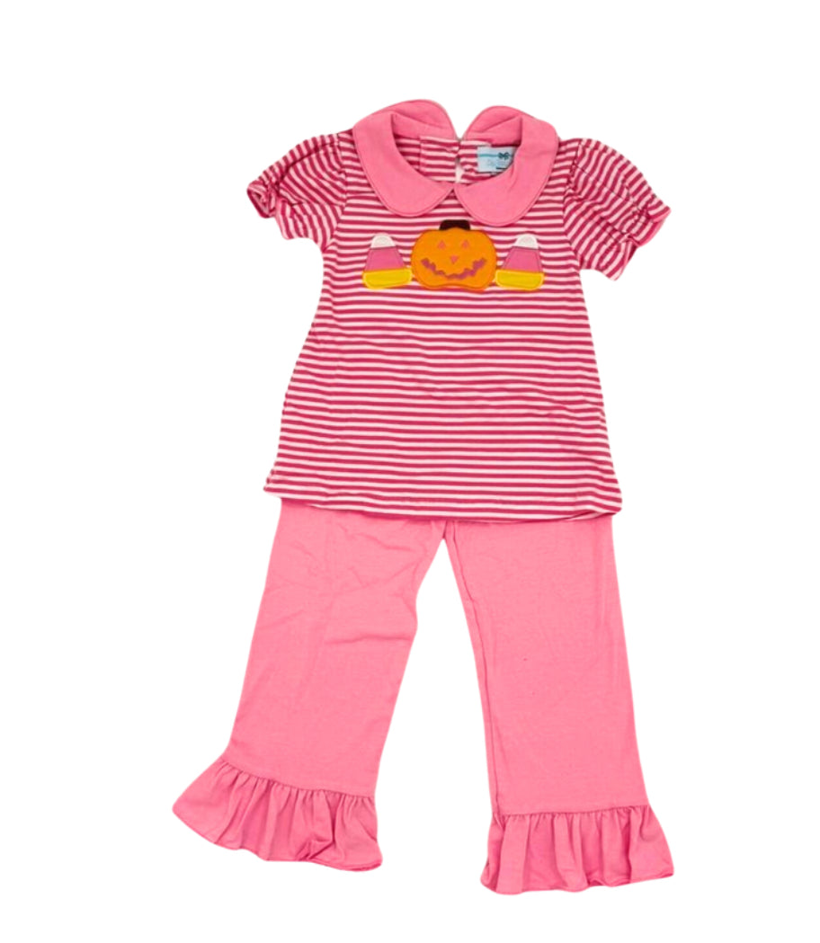 Candy Corn Girl Pant Set