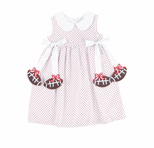 Sample Red Football Hangtag Dress