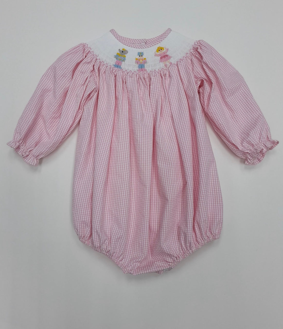 Smocked Nutcracker Girl Bubble