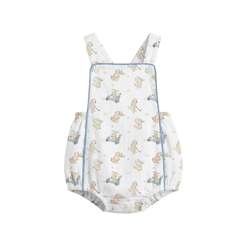 Boy Puppy Golf Bubble