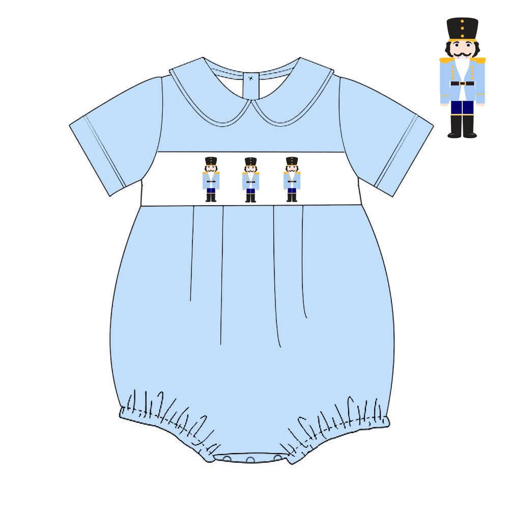 PO52-Nutcracker Smocked Boy Bubble