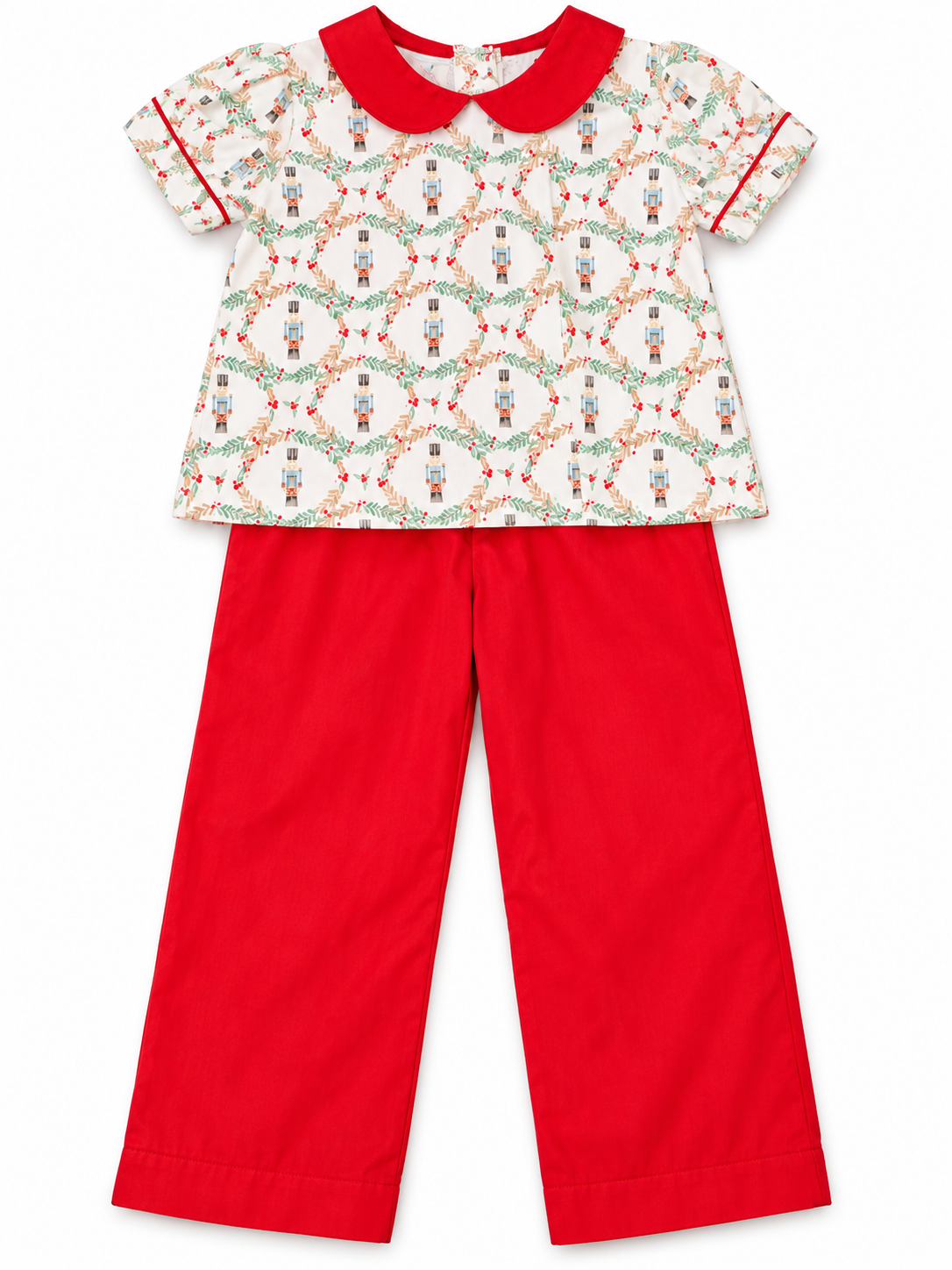 Nutcracker Print Boy Pant Set