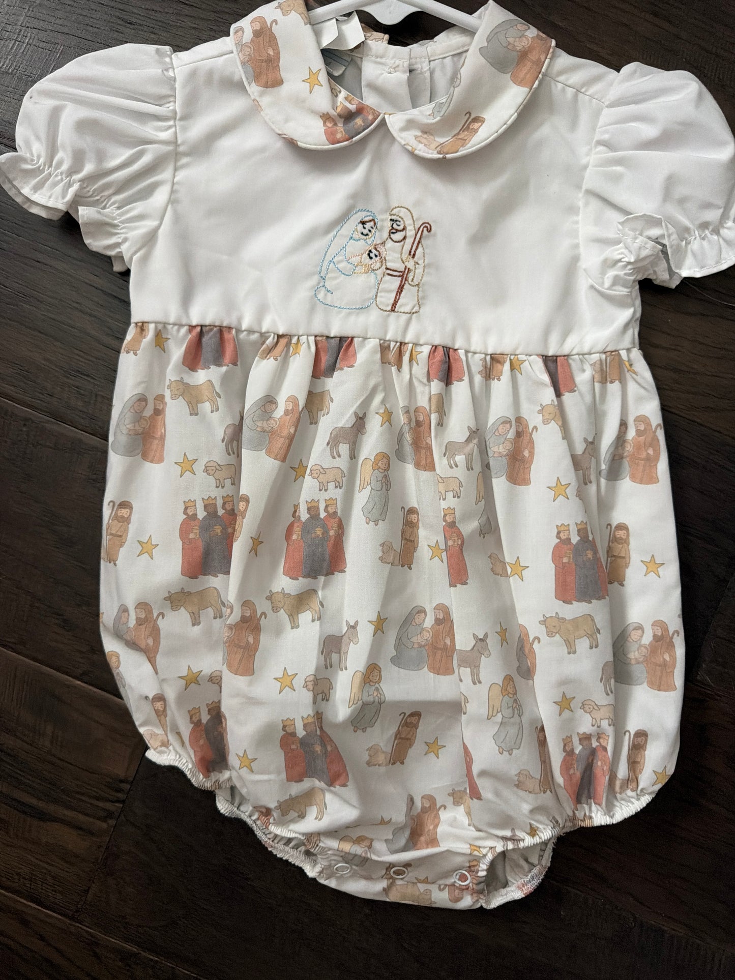 Sample nativity girl bubble