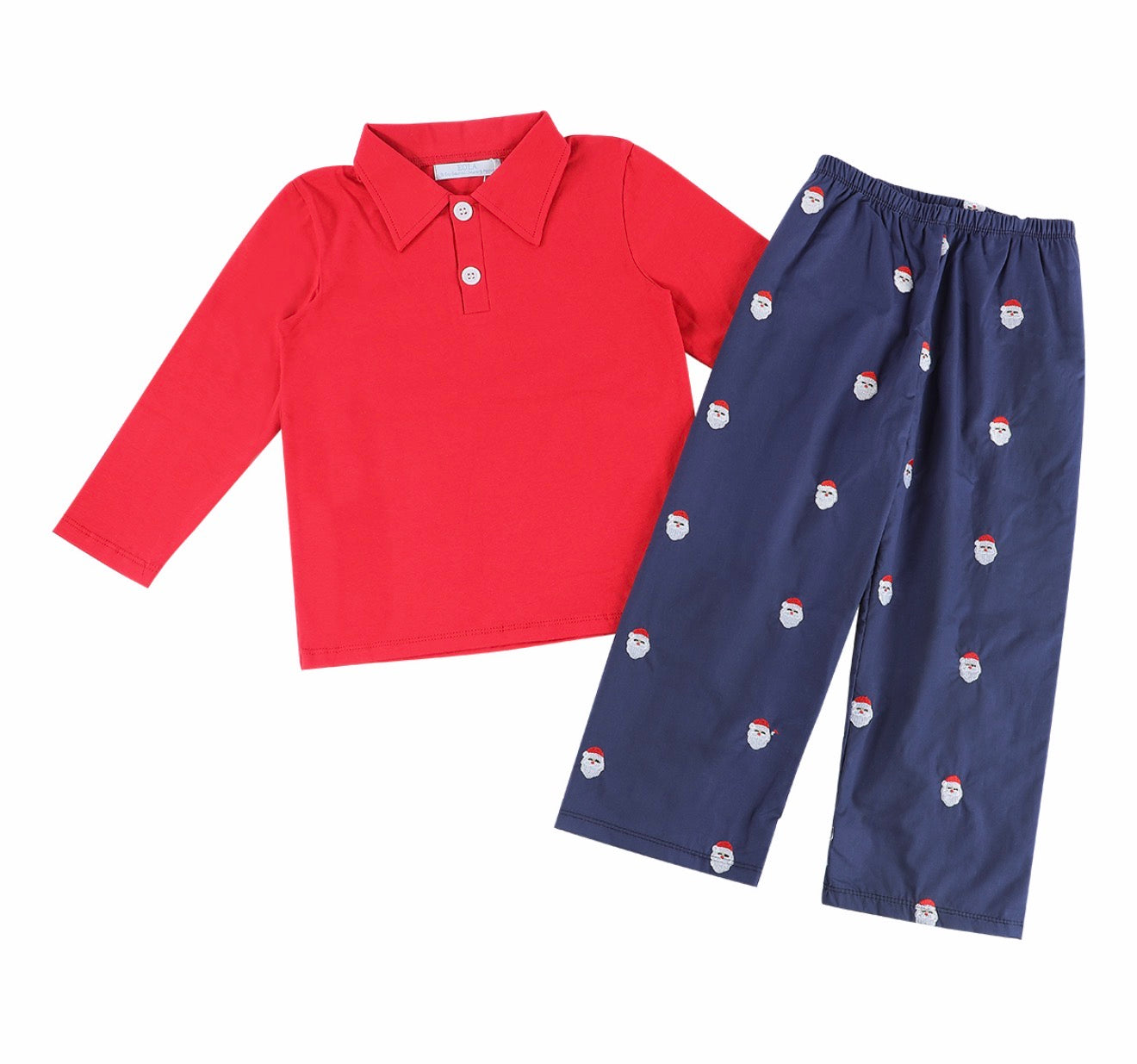 Sample Santa Embroidery Pant Set