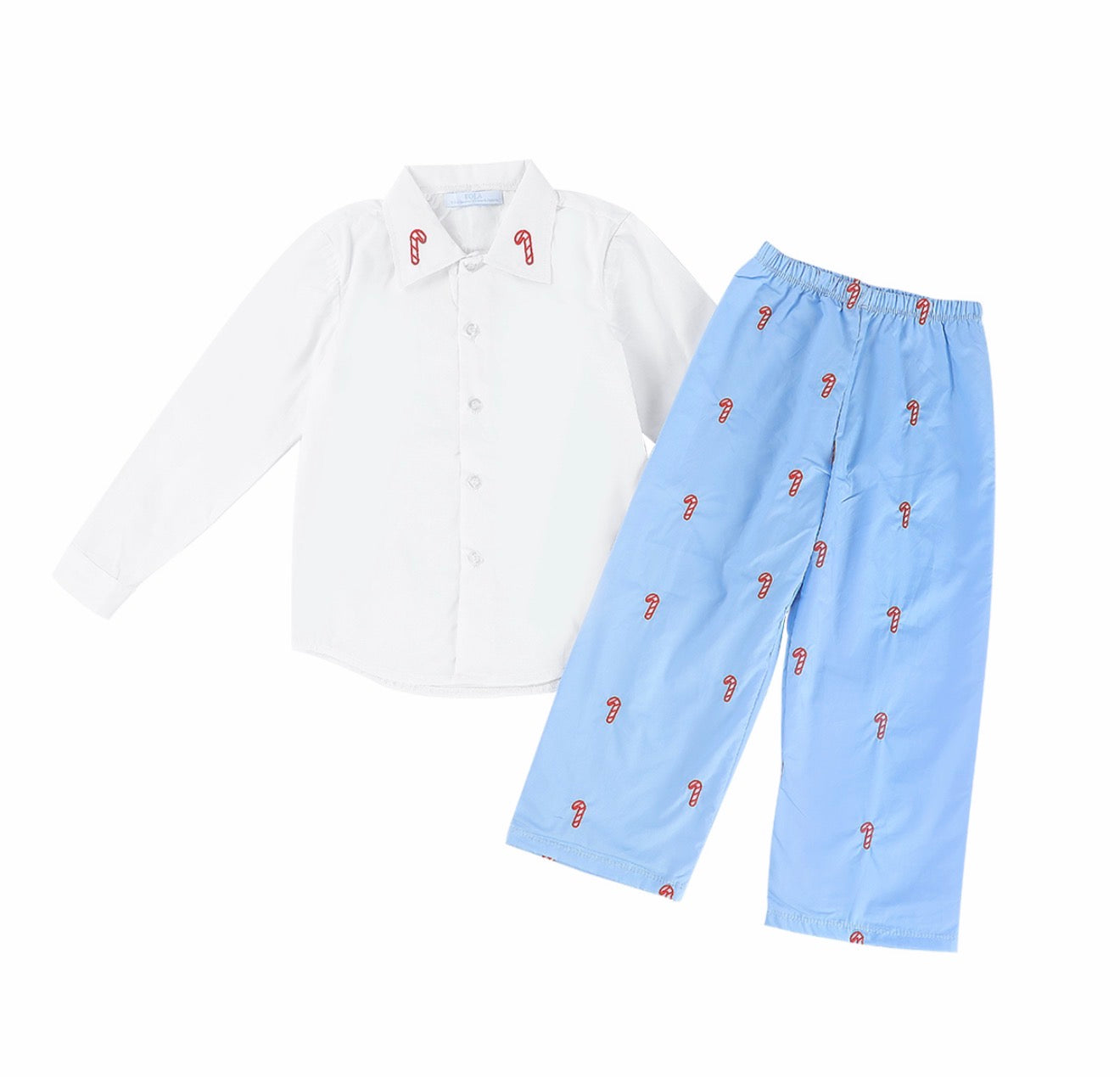 Sample Mini Candy Cane Peterpan Pant Set