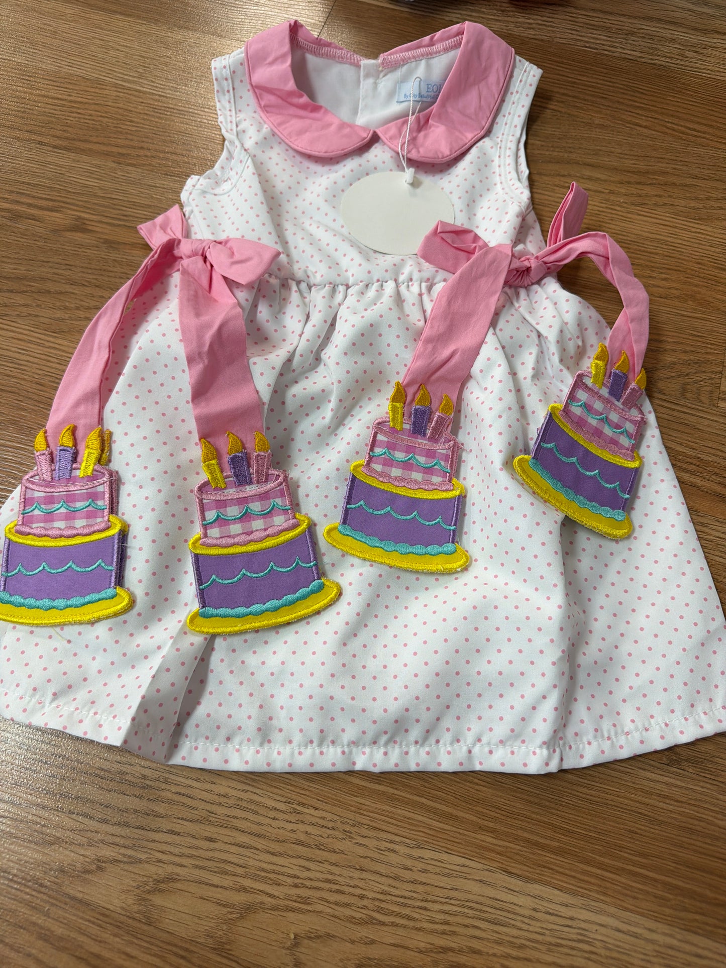 *Birthday Cake Side Tag Dress