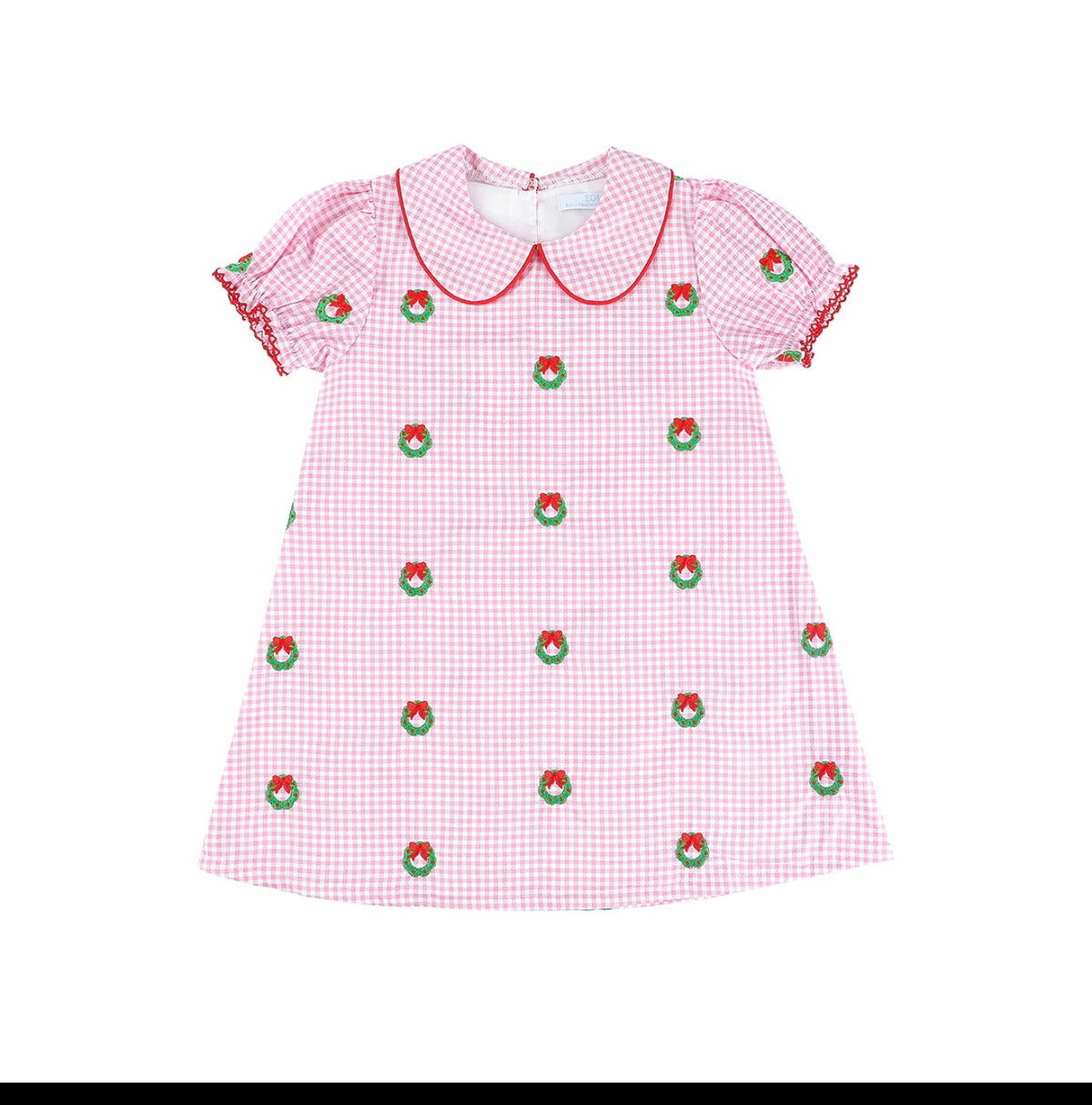 Mini Wreath Embroidery Dress