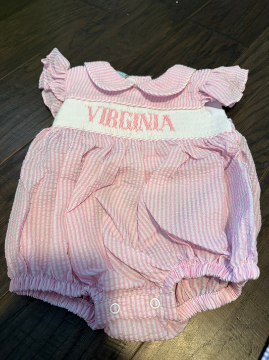 Virginia Custom Seersucker Bubble