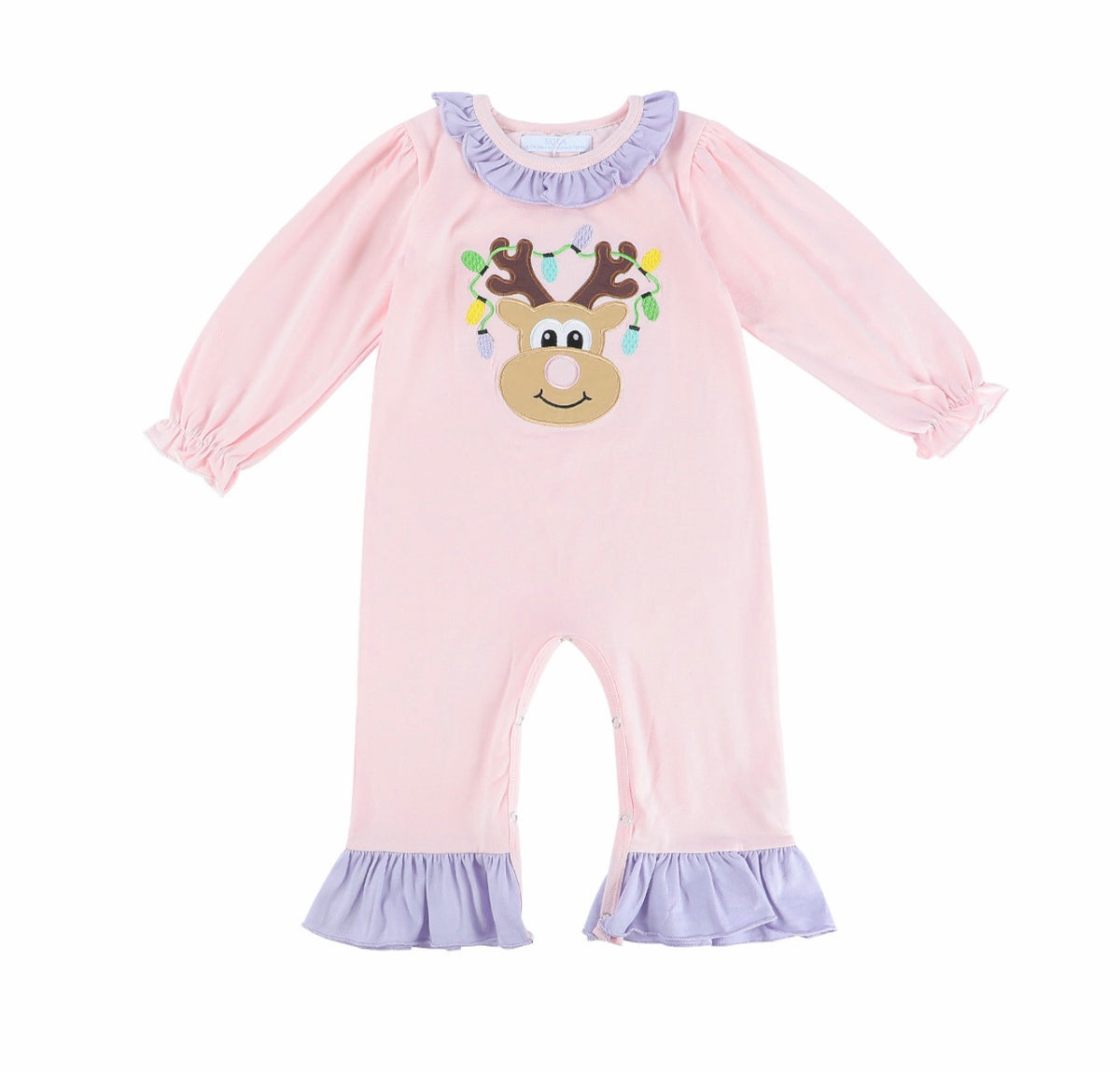 Pastel Reindeer Long Girl Bubble