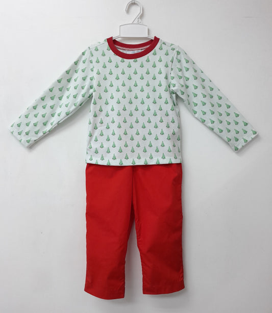 Christmas Tree Pant Set