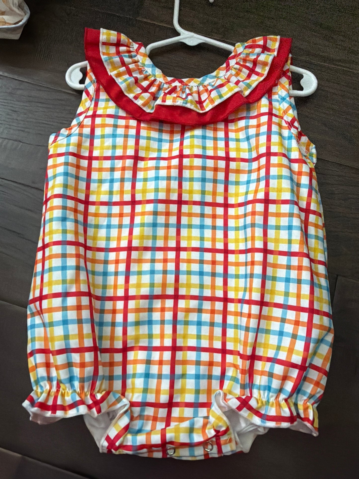Sample Back To School Plaid Bubble