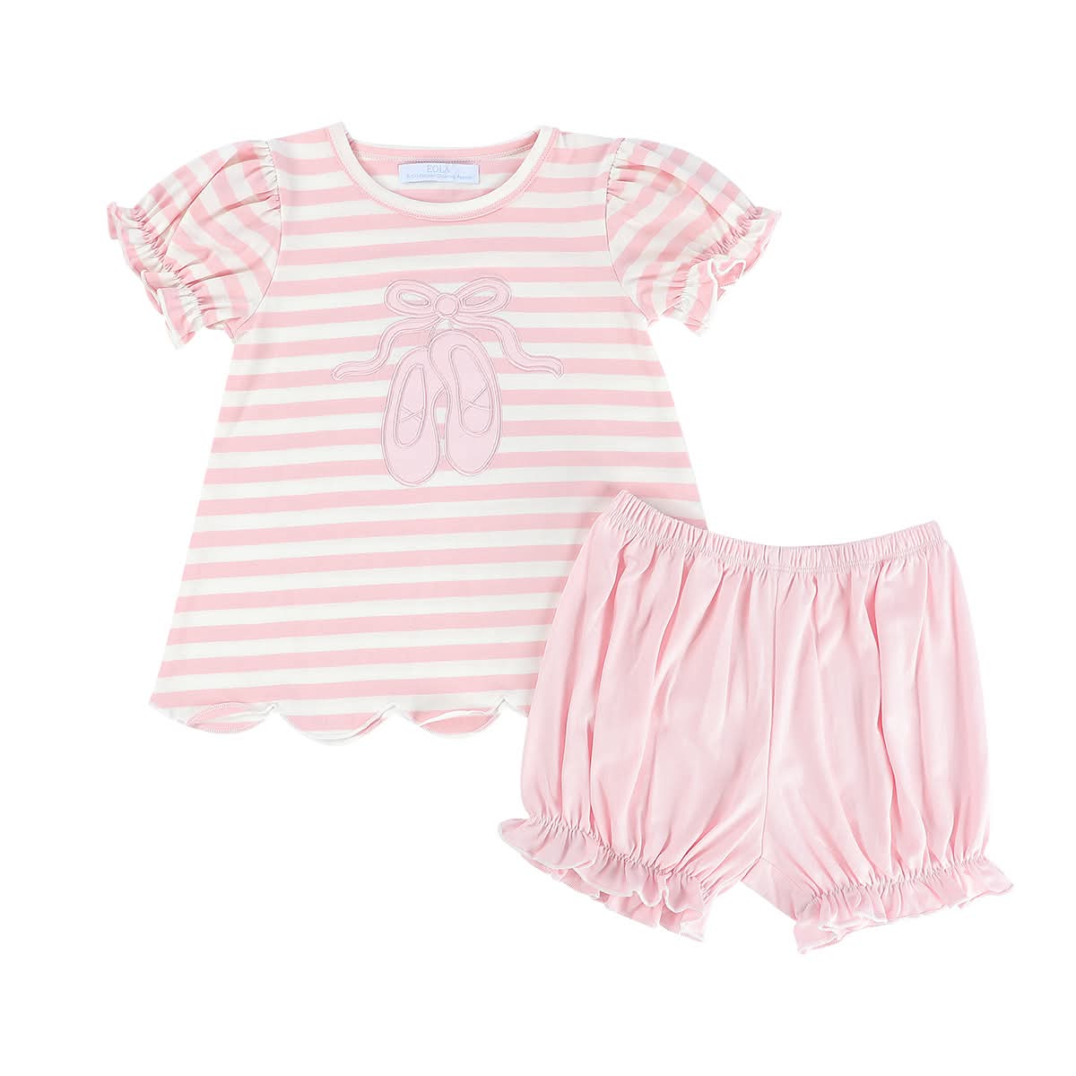 Sample Ballet Applique Bloomer Set