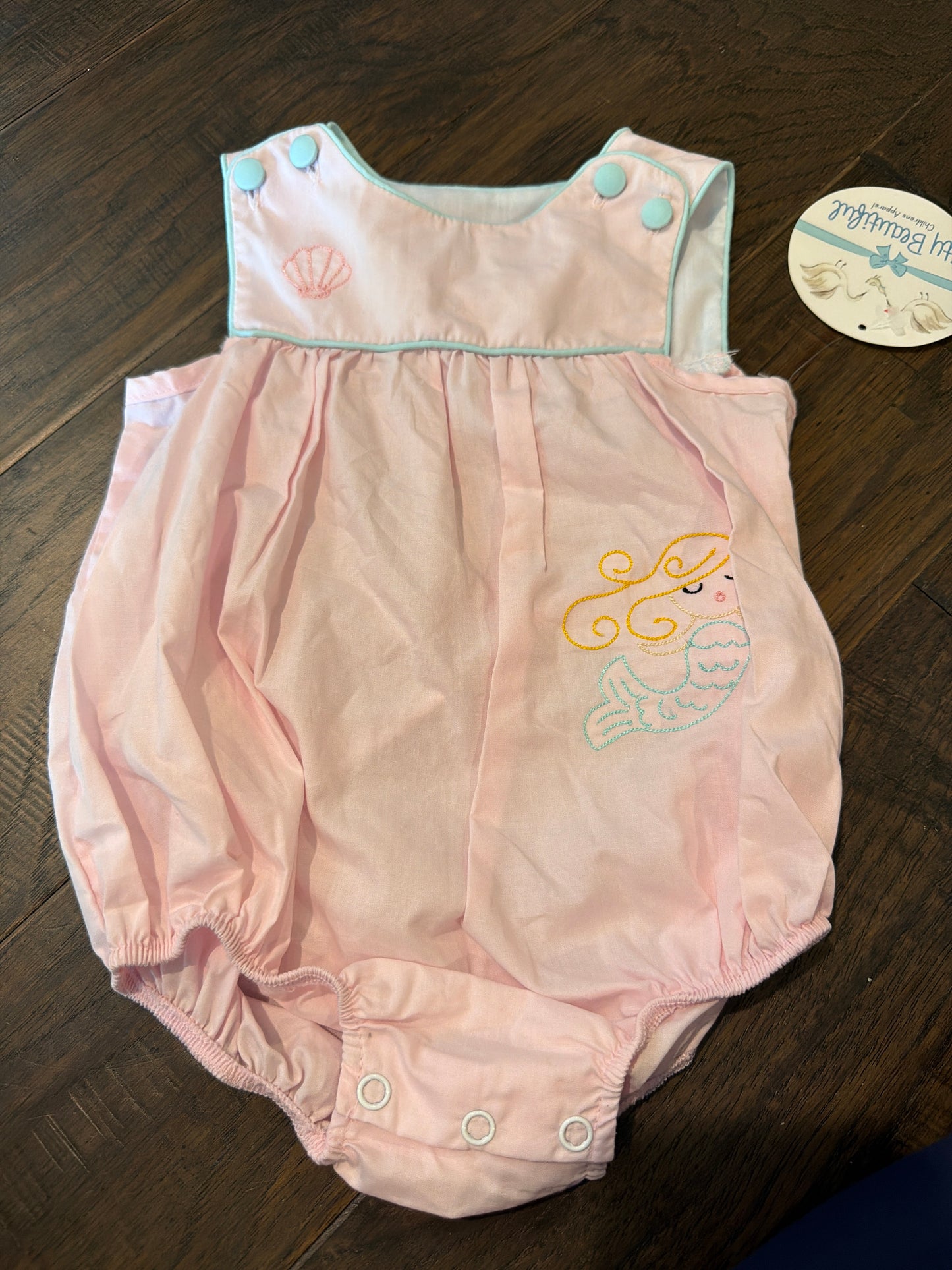 *mermaid embroidery bubble