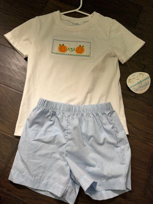 Sample Pumpkin Short Set