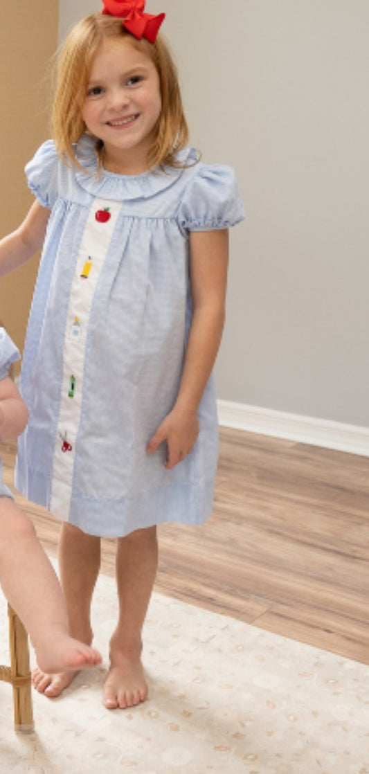 School Supply Girl Dress
