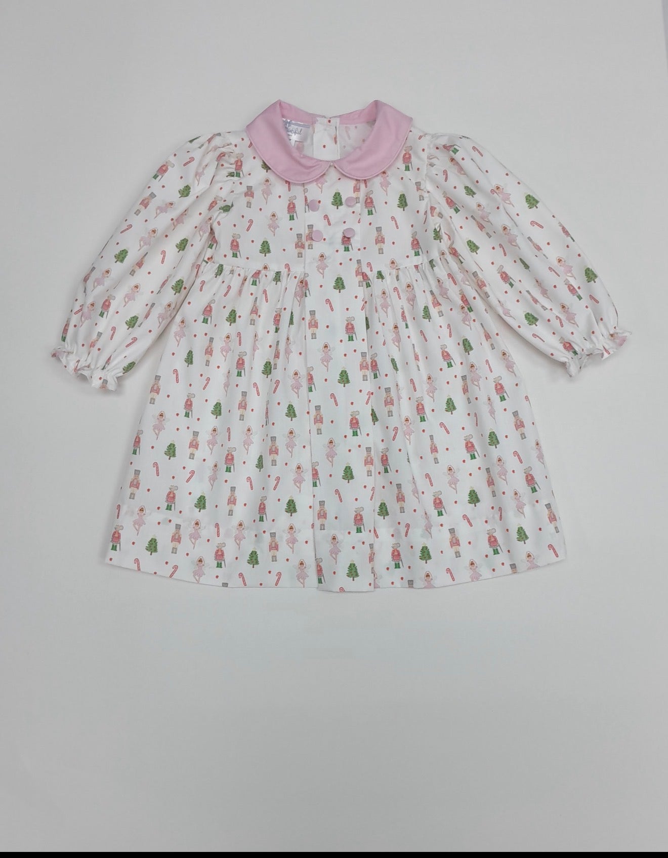 Sample Nutcracker Print Peterpan Collar Dress