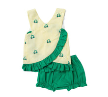 Ships Mid January Golf Embroidered Bloomer Set