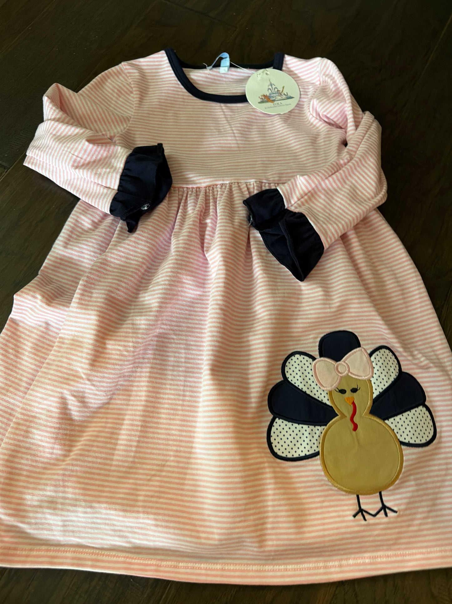 Sample Turkey Appliqué Dress