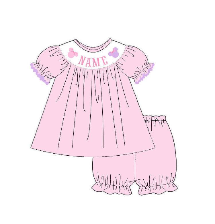 PO55-Custom Mouse Girl Bloomer Set