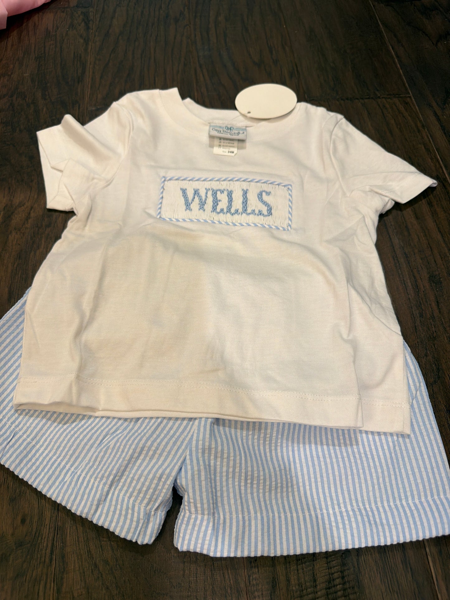 Wells Custom Boy Short Set