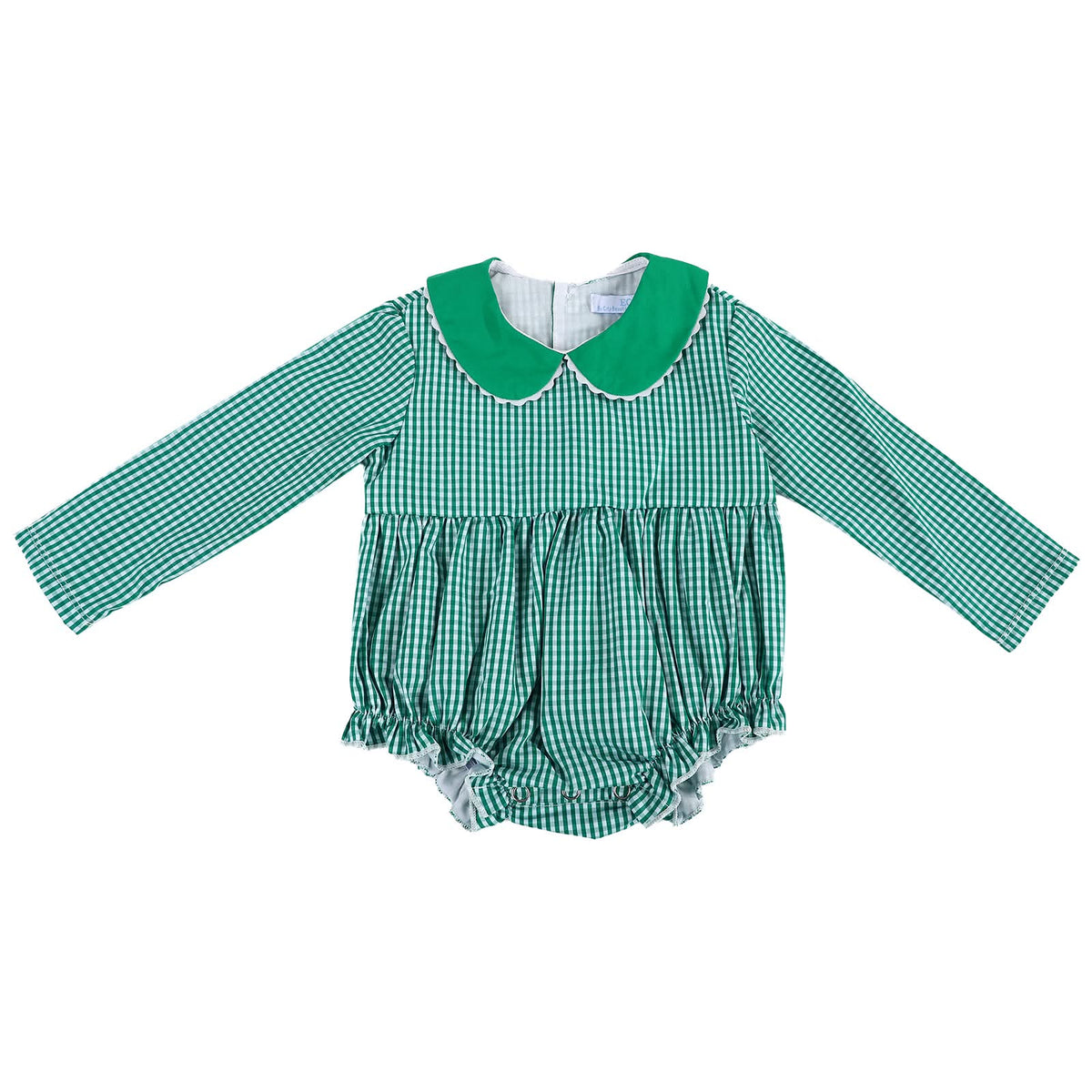 PO29-Bubble Evergreen Gingham Baldwin Bubble