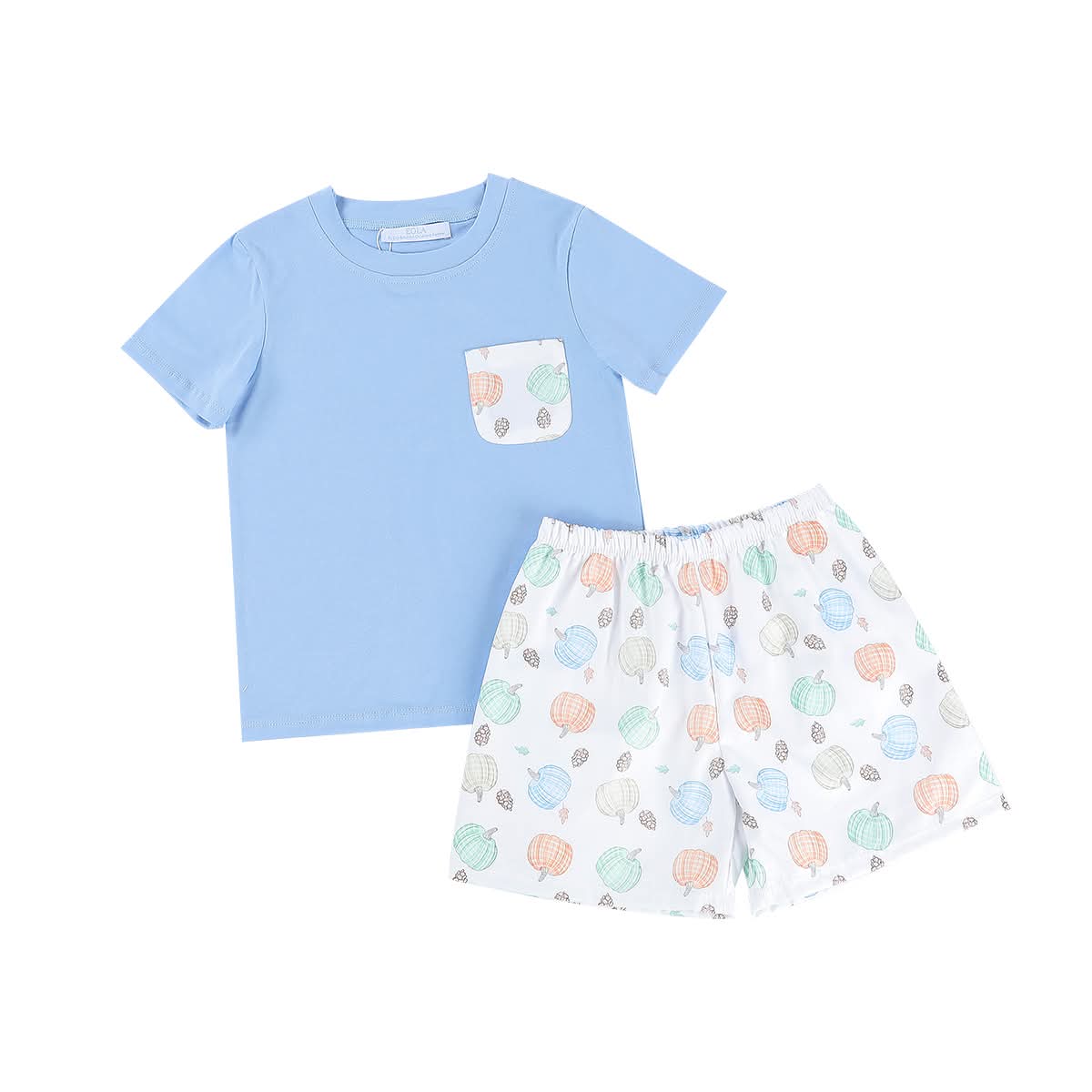 Fall Print Pumpkin Pocket T