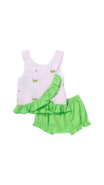 Preorder Mini Alligator Bloomer set