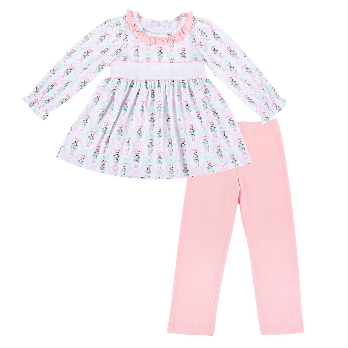 PO-41 Pastel Knit Nutcracker Legging Set