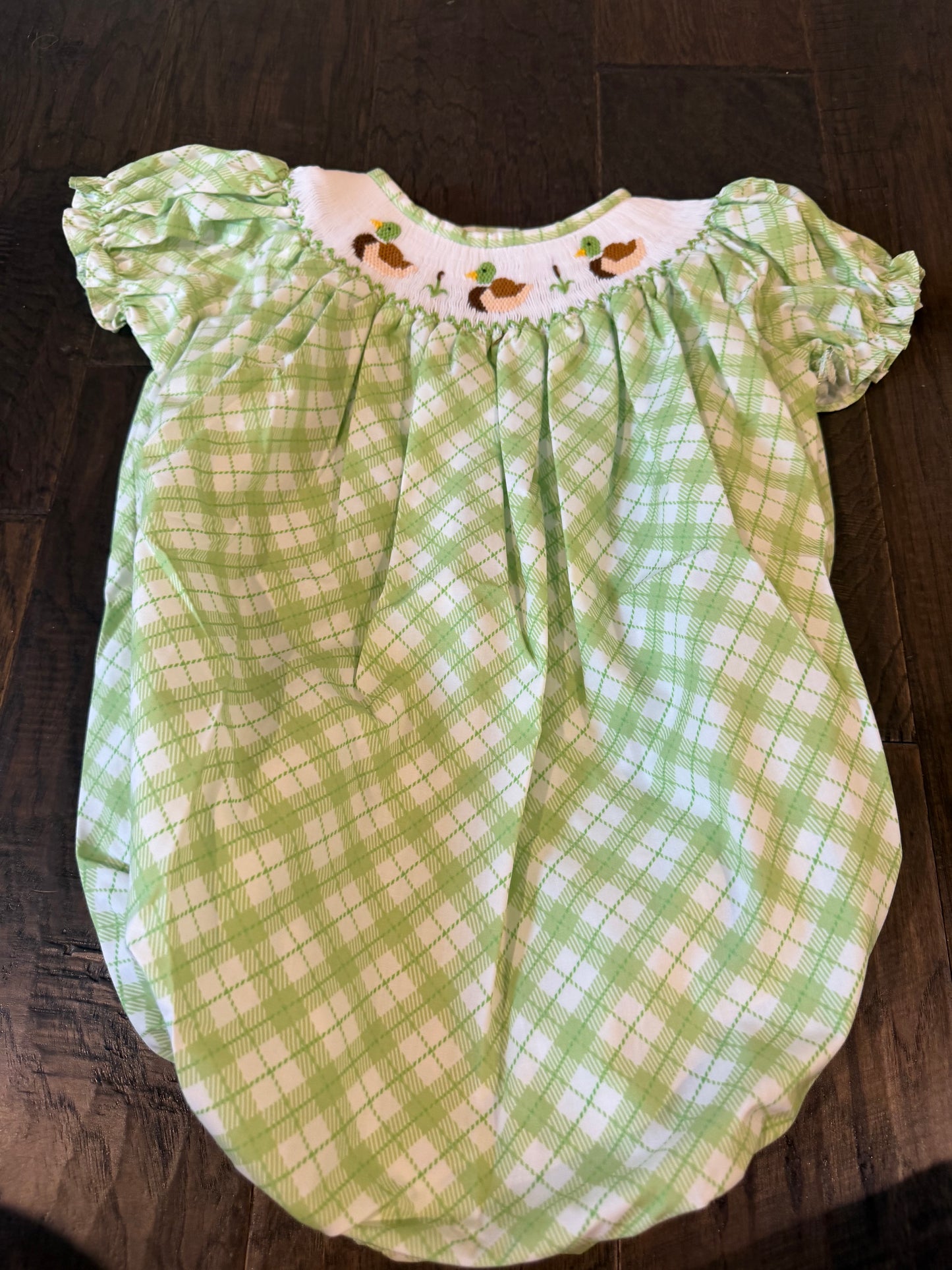 Sample Smocked Mallard Girl Bubble