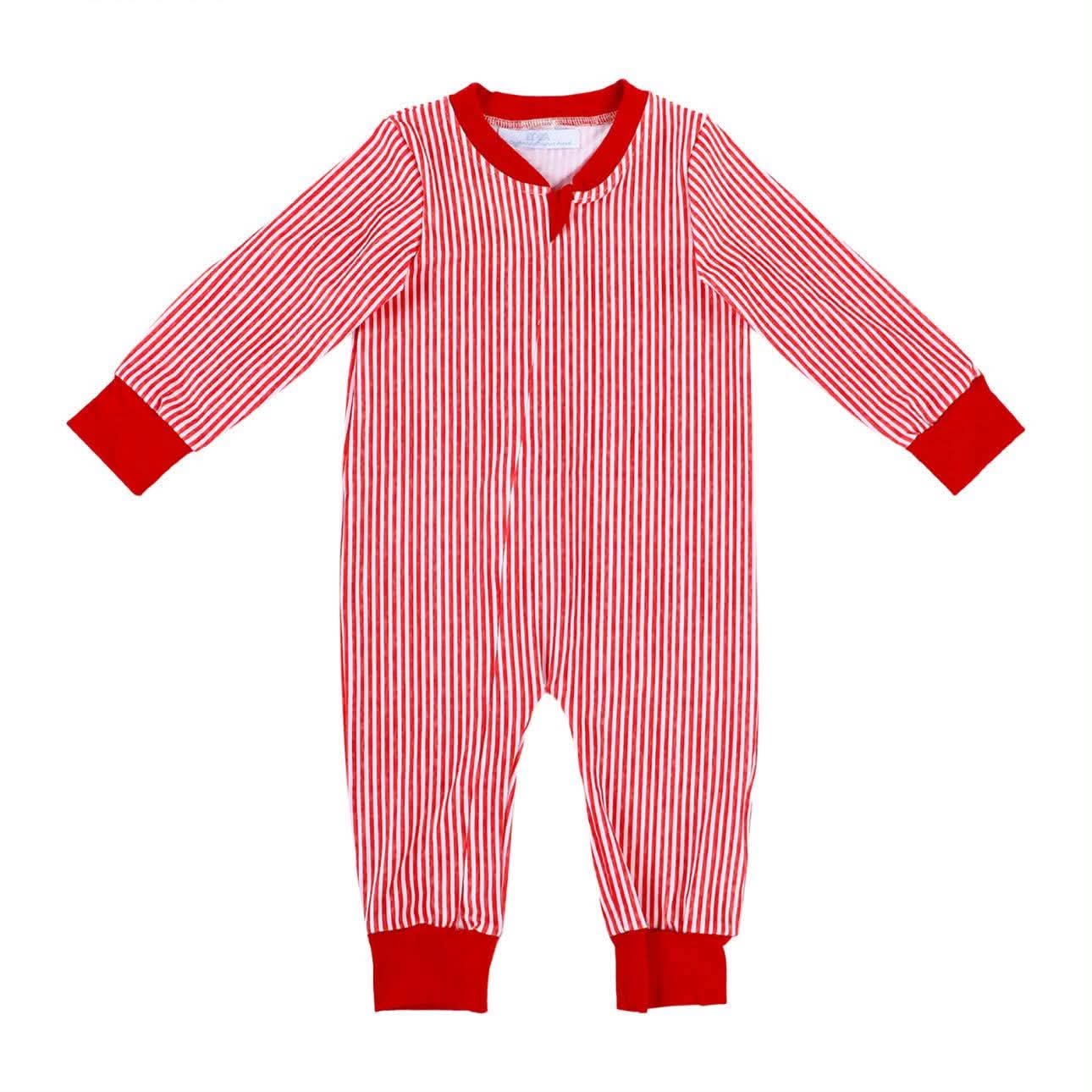 PO27-Candy Cane Lane Stripe Onesie