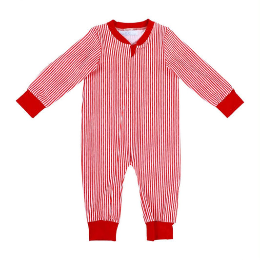 PO27-Candy Cane Lane Stripe Onesie