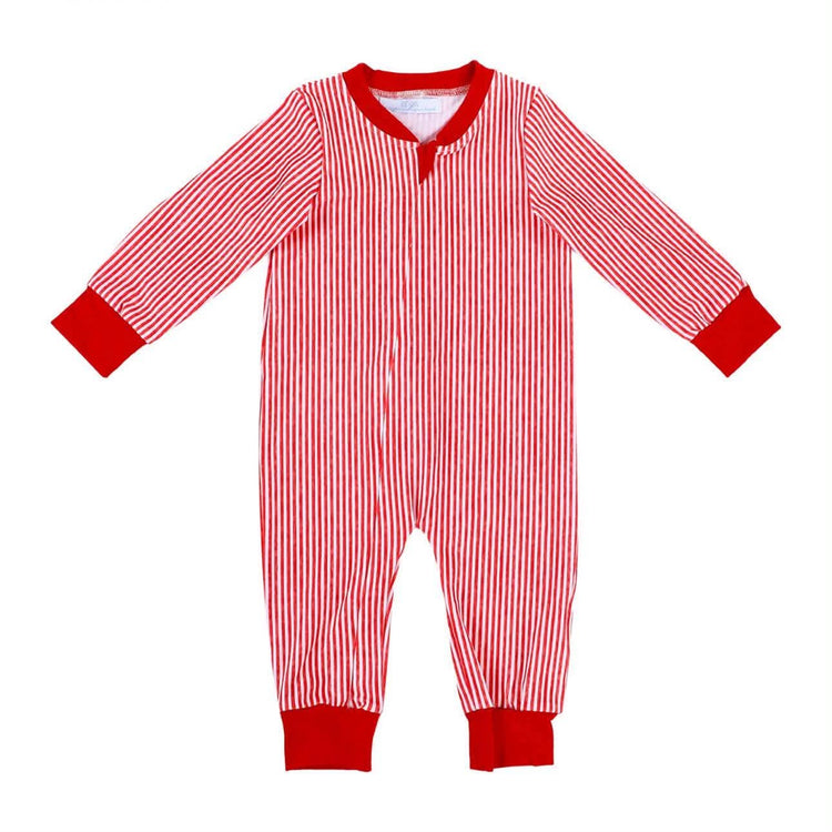 PO27-Candy Cane Lane Stripe Onesie