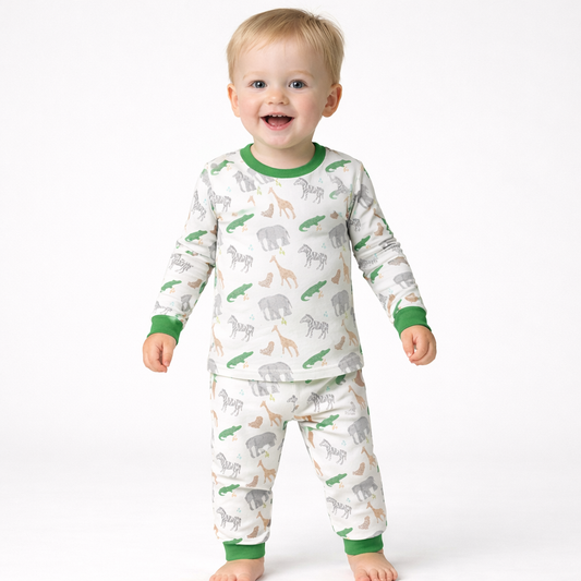 Zoo Animal Boy Pajamas (Ships Now)