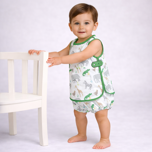 Zoo Animal Boy Diaper Set (Ships Now)