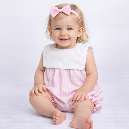 Pink Gingham Bubble