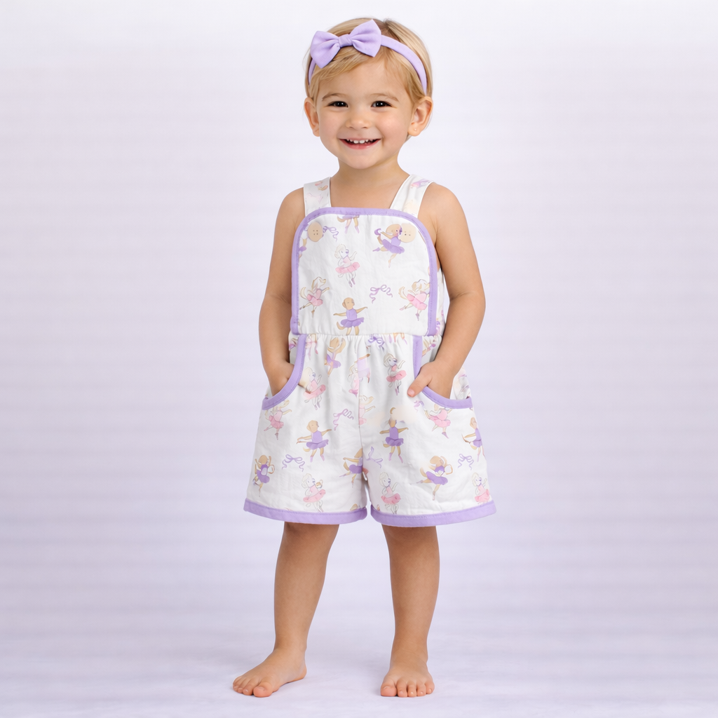 Ballerina Puppy Romper