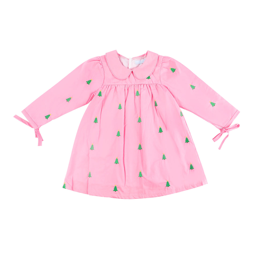 Christmas Tree Embroidery Dress