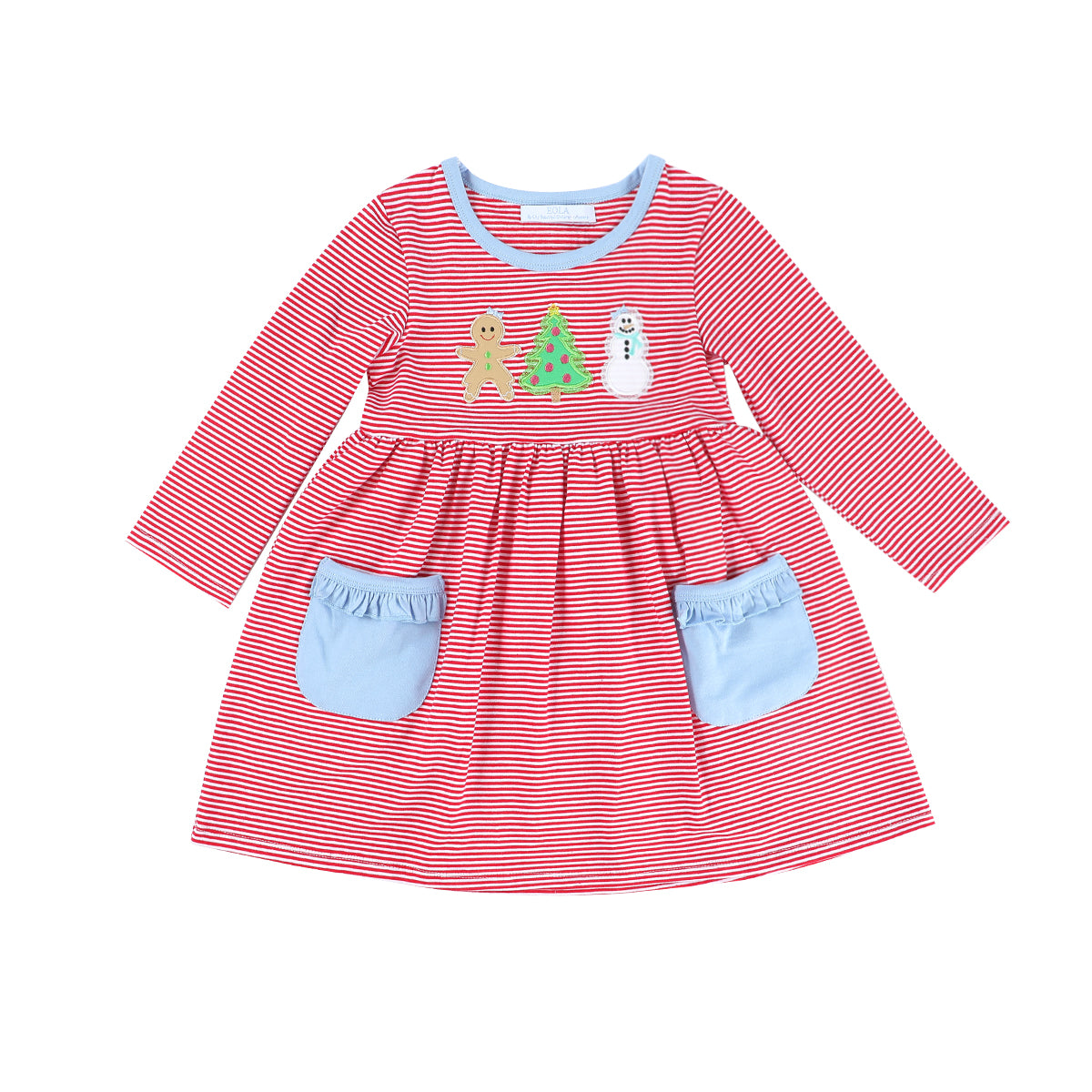 Christmas Trio Girl Dress