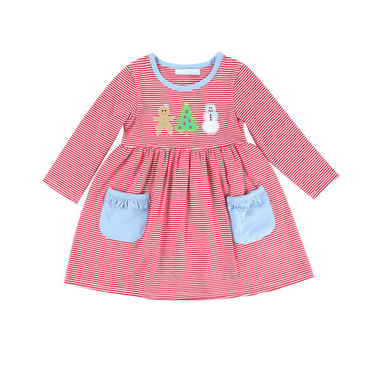 Christmas Trio Girl Dress