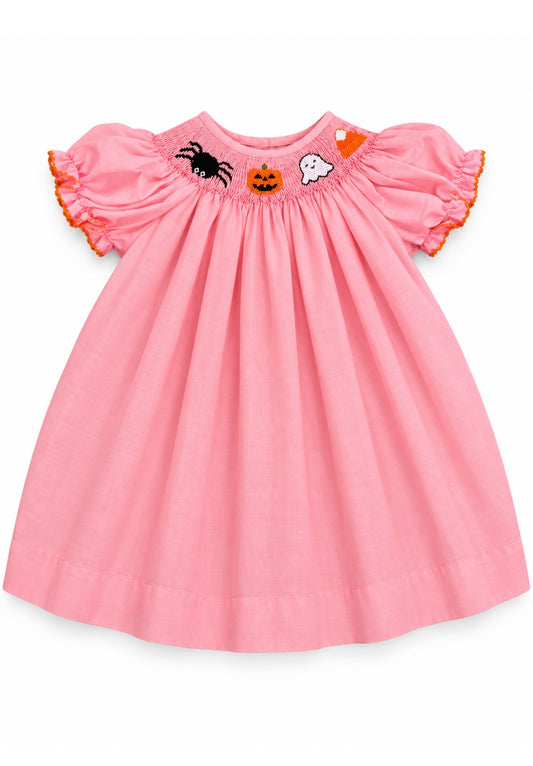 Halloween Smock Pink Dress