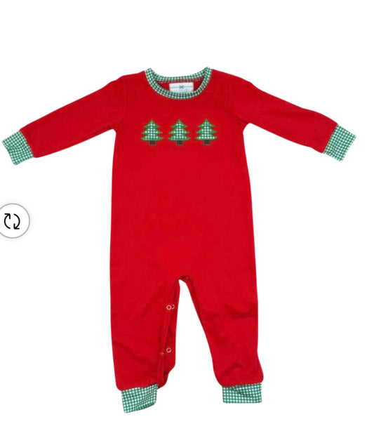 Christmas Trio Boy Romper