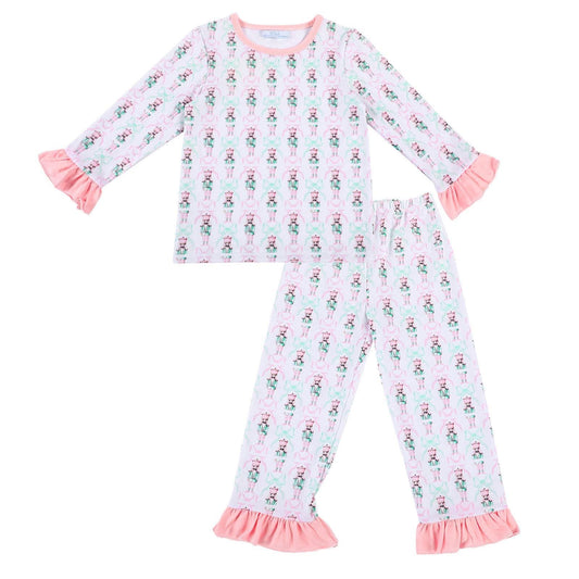 PO-49 Pastel Nutcracker 2 Piece Lounge Set