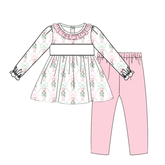 PO-41 Pastel Knit Nutcracker Legging Set