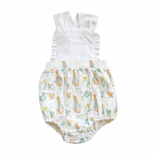 Rabbit Garden Print Girl Bubble
