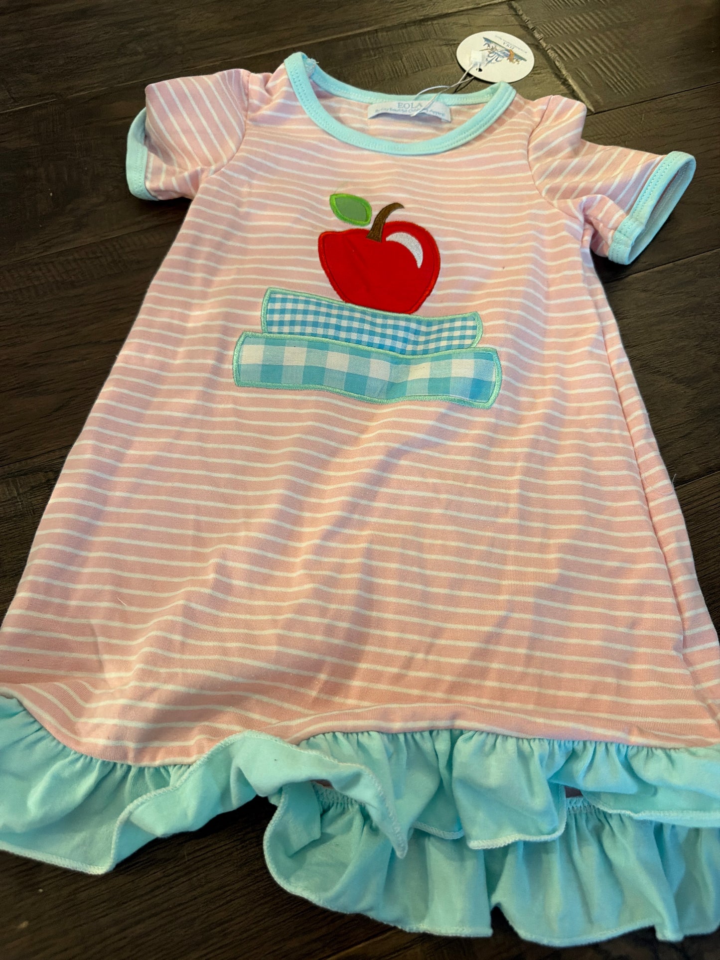 Pink Apple Book Stack