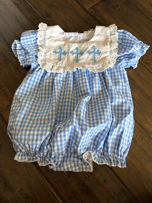 3 Cross Appliqué Bubble
