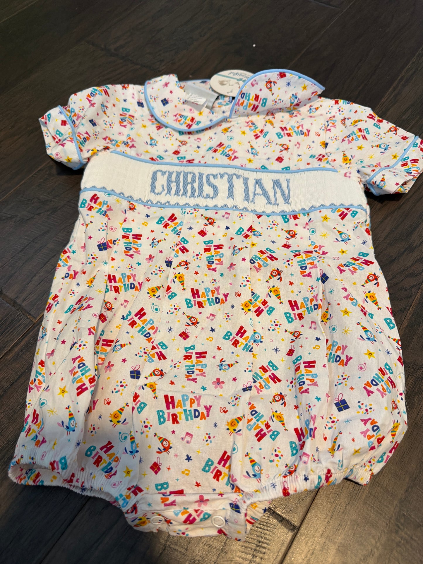 Christian custom birthday bubble