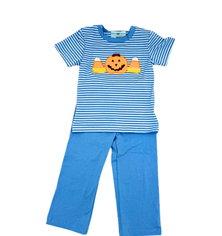 Candy Corn Boy Pant Set