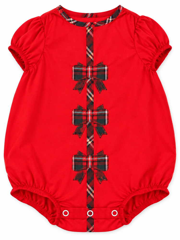 Red Tartan Girl Bubble