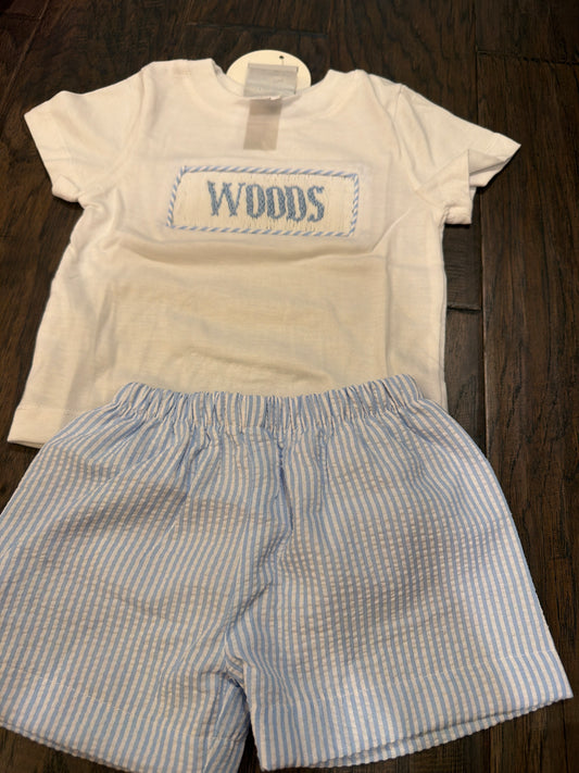 Woods Custom Boy Short Set